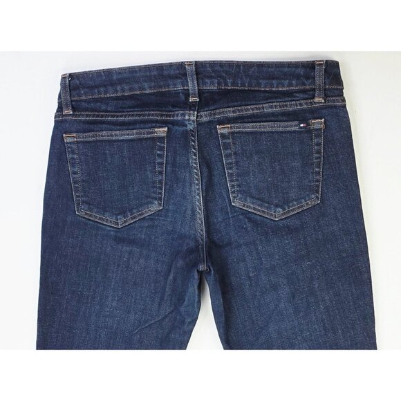 Tommy Hilfiger Size 6S Womens 29 Inch Inseam Bootcut Blue Denim 5 Pocket Jeans - Picture 11 of 12